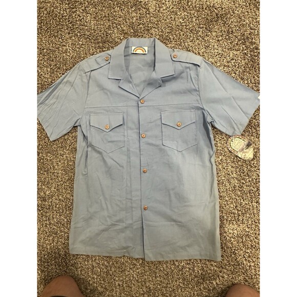 Vintage NWT Paradise Found Hawaiian Shirt Pockets Work Made in Hawaii Medium - Picture 1 of 10